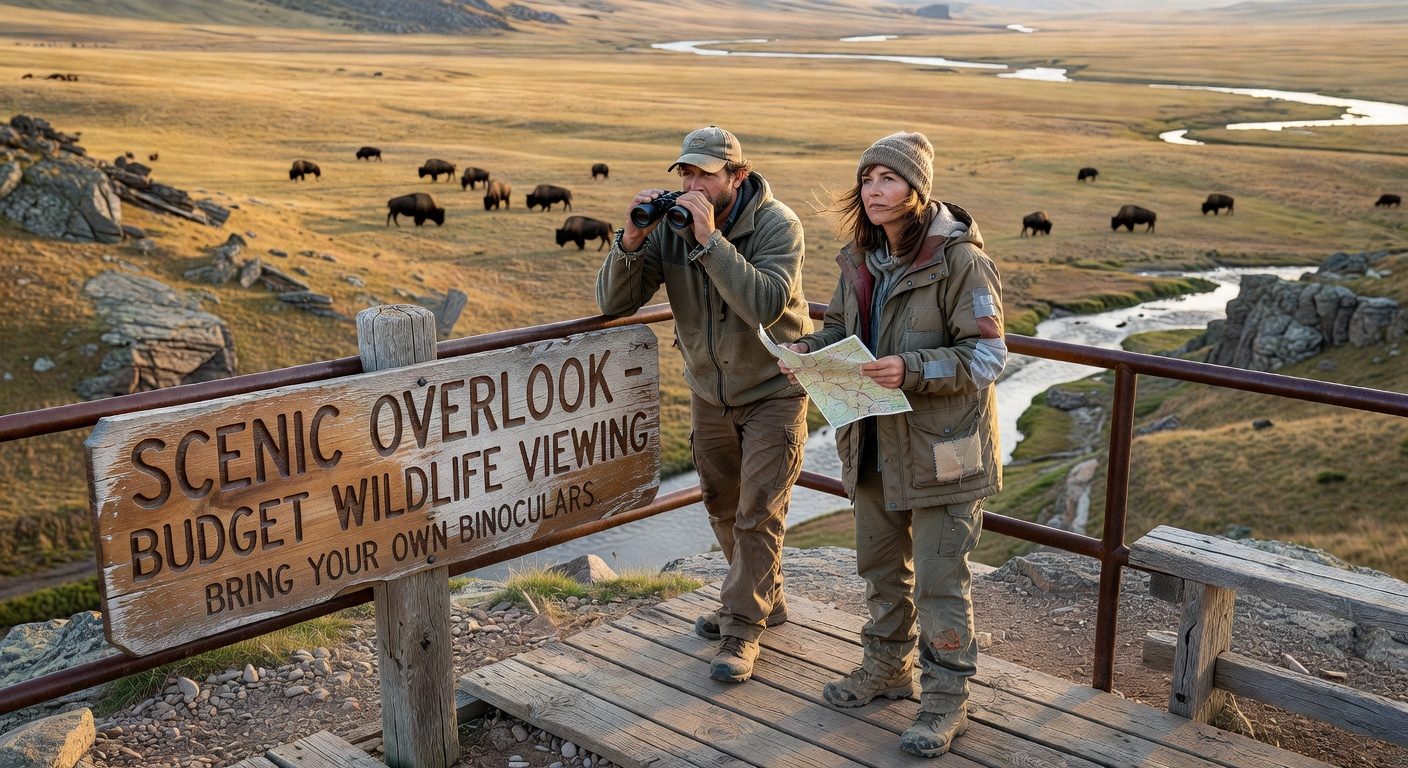 Wildlife viewing experience on safari